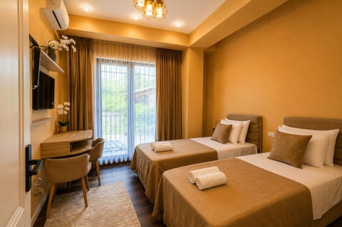 Comfort Double or Twin Room, Mountain View | Desk, laptop workspace, WiFi (free)