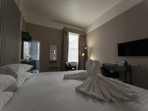 Double or Twin Room | Hypo-allergenic bedding, desk, laptop workspace, blackout drapes