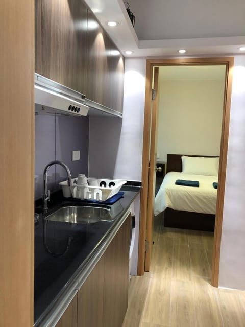 Shared fridge, microwave