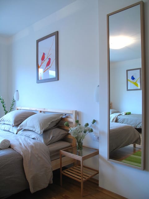 Comfort Triple Room, 1 Bedroom, Mountain View | Down comforters, individually decorated, blackout drapes, free WiFi