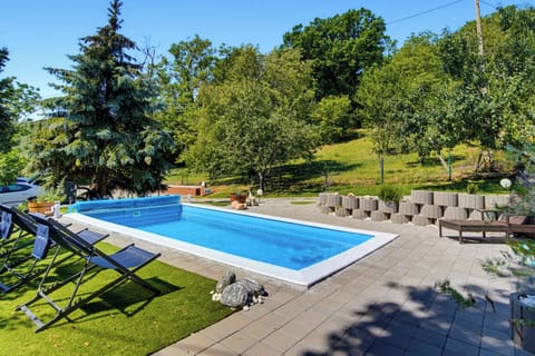 Family House, 2 Bedrooms, Balcony (Holiday Home With Pool And Wellness) | Pool | Seasonal outdoor pool