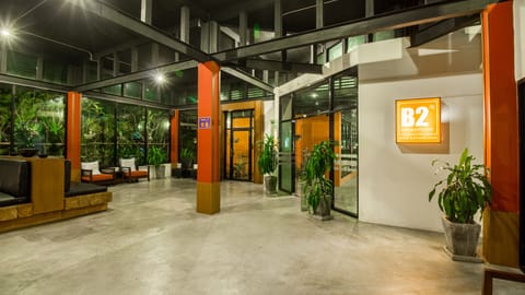 Interior entrance
