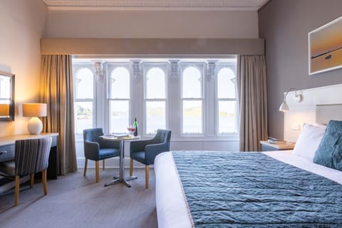 Individually decorated, individually furnished, desk, iron/ironing board