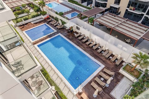 Deluxe Apartment, 1 Bedroom, Balcony, Pool View | View from room