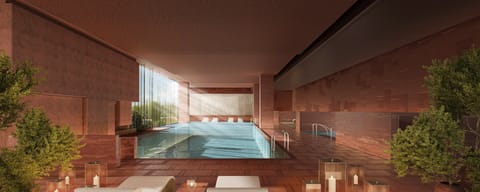 Indoor pool, outdoor pool