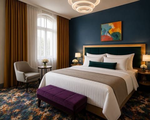 Standard Double or Twin Room, City View | In-room safe, desk, soundproofing, iron/ironing board (on request)