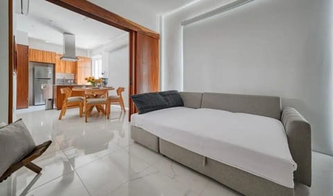 Luxury Apartment | Living area | 50-inch LED TV with cable channels