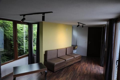 Panoramic Apartment, City View | Living area