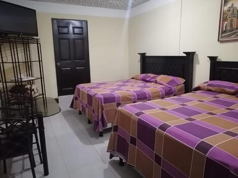 Standard Double Room, 2 Double Beds | Desk, WiFi (free)