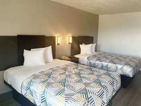 Blackout drapes, iron/ironing board, free WiFi, bed sheets