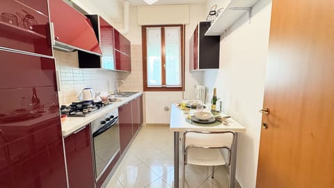 Apartment (1 Bedroom) | Private kitchen | Espresso maker, electric kettle, highchair, cookware/dishes/utensils