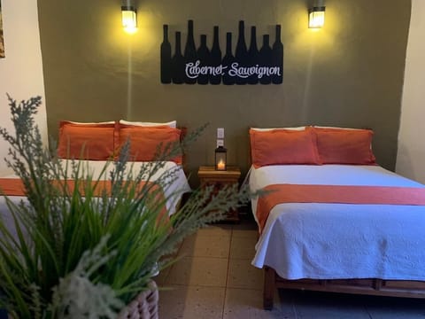 Double Room | Desk, iron/ironing board, bed sheets