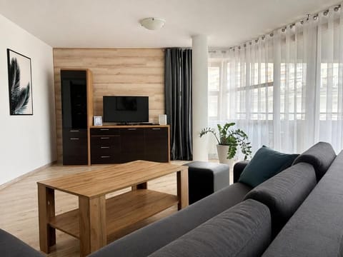 Deluxe Apartment, Balcony, Courtyard View | Living area