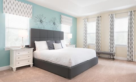 House, Multiple Beds, Pool View (EC118 - The Scrumptious Sanctuary) | 5 bedrooms, individually decorated, individually furnished, bed sheets