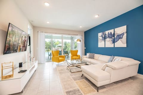 House, Multiple Beds, Pool View (EC409 - The Ravishing Game Villa ) | Living area