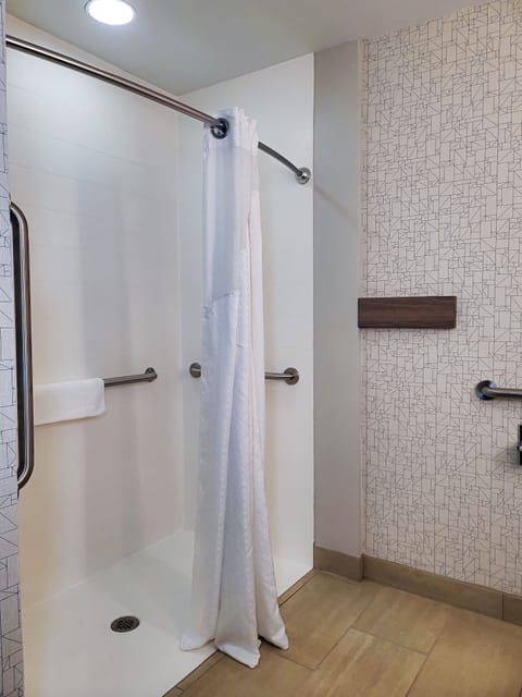 Standard Room, 1 King Bed, Accessible (Roll-In Shower) | In-room safe, desk, iron/ironing board, free cribs/infant beds