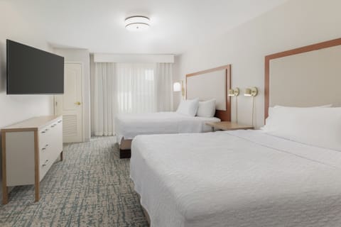 Suite, 2 Queen Beds, Accessible, Bathtub (Mobility & Hearing) | In-room safe, desk, iron/ironing board, free cribs/infant beds