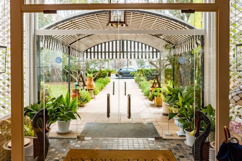 Interior entrance
