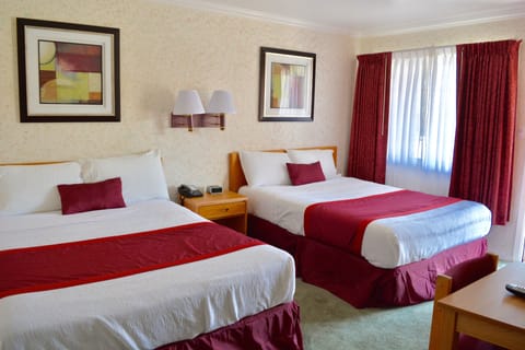 Standard Room, 2 Queen Beds | Iron/ironing board, free WiFi, bed sheets