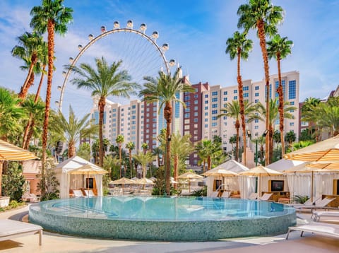 Seasonal outdoor pool, open 9:00 AM to 6:00 PM, cabanas (surcharge)