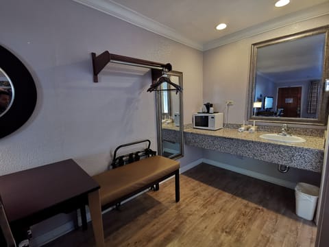 Towels, soap, toilet paper