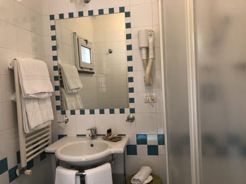 Free toiletries, hair dryer, bidet, towels