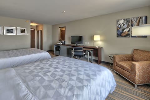In-room safe, desk, laptop workspace, blackout drapes