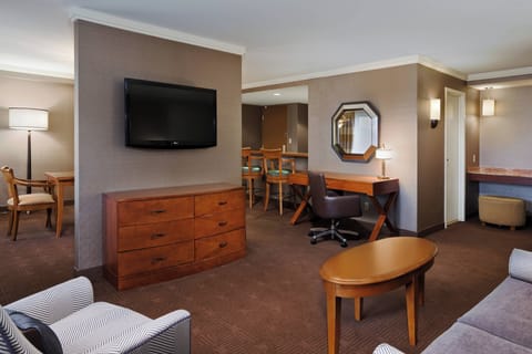 Suite, 1 Double Bed | Living area | 42-inch TV with cable channels