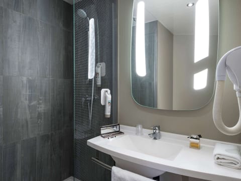 Comfort Room, 1 Double Bed | Bathroom | Shower, eco-friendly toiletries, hair dryer, towels