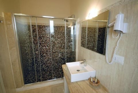 Suite | Bathroom | Shower, free toiletries, hair dryer, bidet