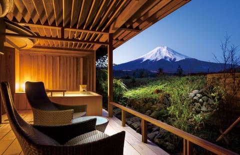 Fukuchi A Japanese Western Room with Open Air Bath, Mt. Fuji View [With Yamanshi Wine Lounge Access] | View from room