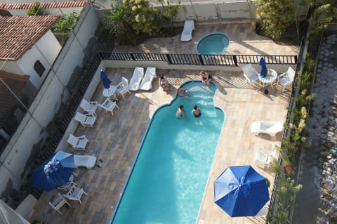 2 outdoor pools, pool umbrellas, sun loungers
