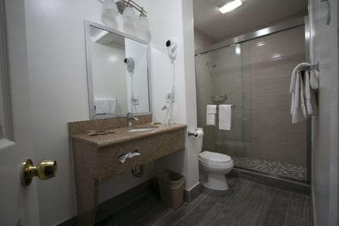 Standard Room, 1 King Bed | Bathroom | Free toiletries, towels