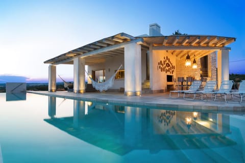 Seasonal outdoor pool, sun loungers