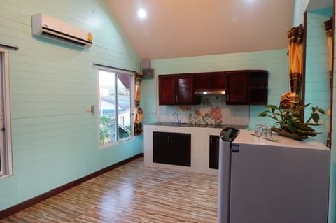 Family Room | Private kitchen | Full-size fridge