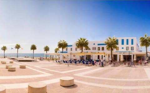 On the beach, white sand