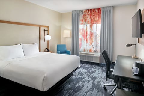 Individually decorated, individually furnished, desk, iron/ironing board