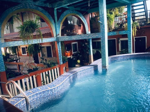 Indoor pool, outdoor pool