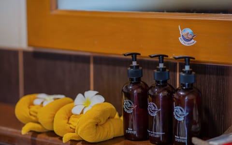 Deluxe Room | Bathroom | Shower, rainfall showerhead, free toiletries, hair dryer