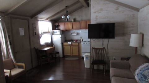 Fridge, microwave, coffee/tea maker