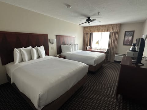 Double Room | Living area | 27-inch TV with cable channels