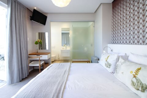 Deluxe Double Room, Patio, Courtyard Area (Room #3) | Minibar, in-room safe, desk, laptop workspace