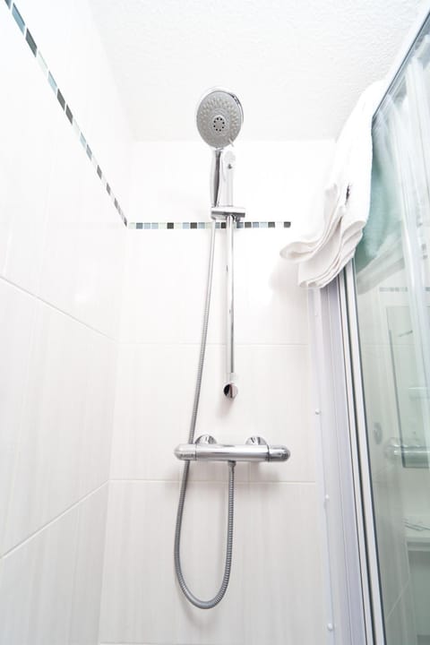 Free toiletries, hair dryer, towels