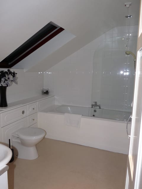 Suite | Bathroom | Hair dryer, towels