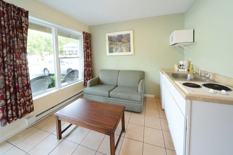 Standard Suite, Kitchenette | Private kitchen | Fridge, coffee/tea maker