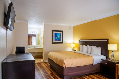 Blackout drapes, iron/ironing board, free cribs/infant beds