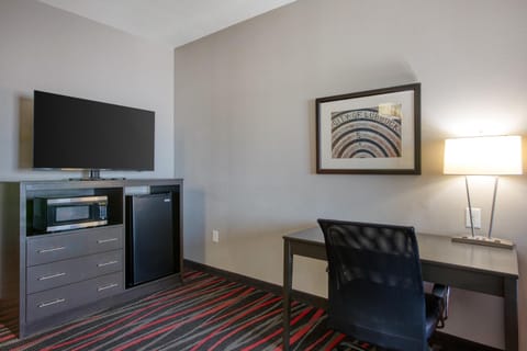 Suite, 1 King Bed, Non Smoking, Refrigerator & Microwave (with Sofabed) | 1 bedroom, premium bedding, pillowtop beds, in-room safe