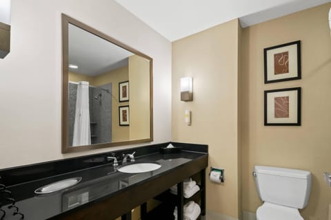 Suite, 2 Queen Beds | Desk, blackout drapes, iron/ironing board, free WiFi