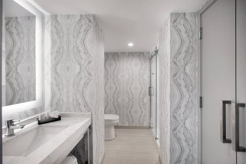 Free toiletries, hair dryer, towels, soap