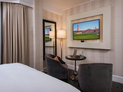 Premium bedding, pillowtop beds, in-room safe, desk